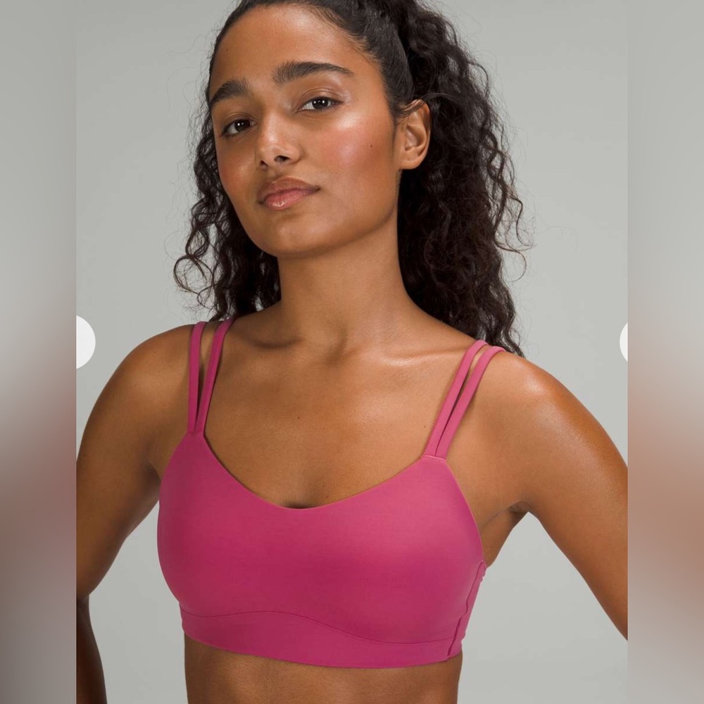 🌼LULULEM🍋N Like a Cloud Bra *Light Support, B/C Cup size 6 Pink